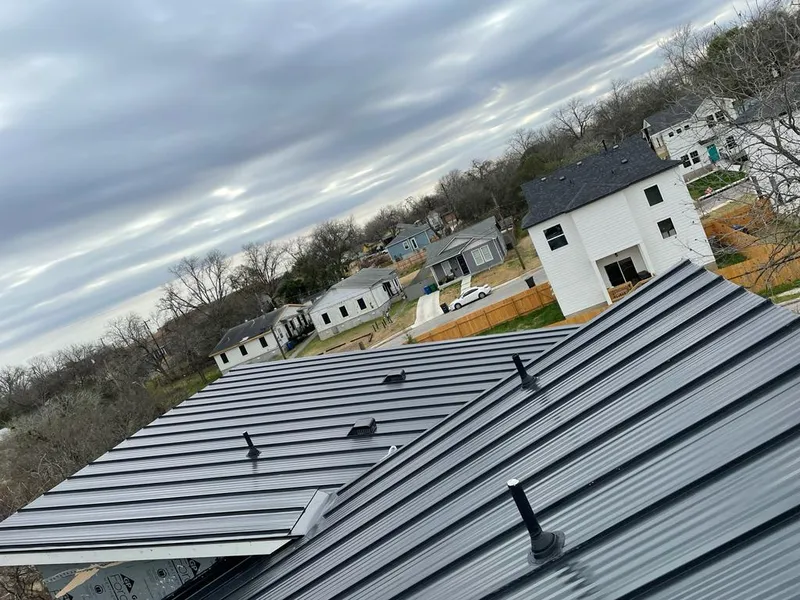 Standing seam metal roof panels with vents for Skylight Repair in Ranson corporation